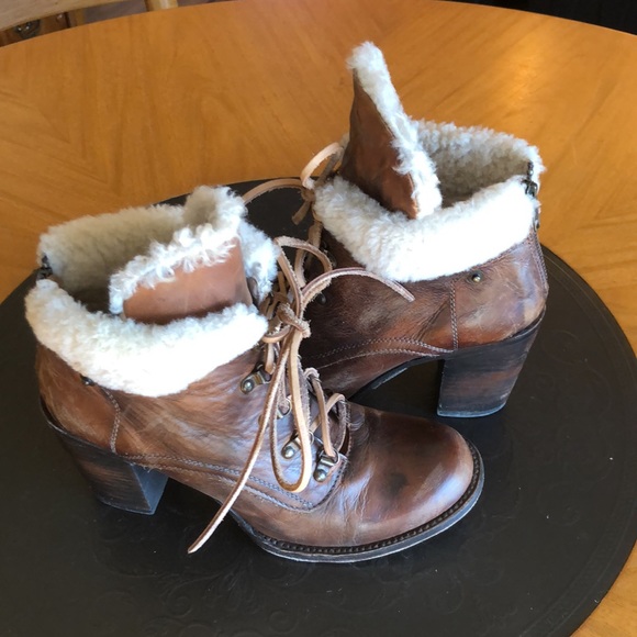 Freebird by Steven Swiss Shearling Booties Size 11 - Picture 3 of 9